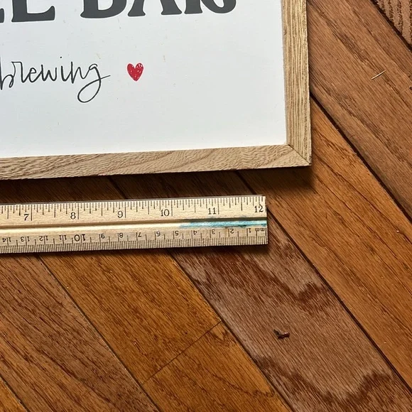 FREE- Rustic Wooden Coffee Bar Sign - Picture 2 of 4